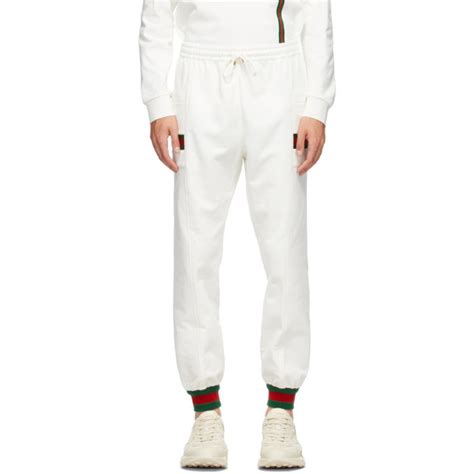 white joging gucci|gucci joggers for sale.